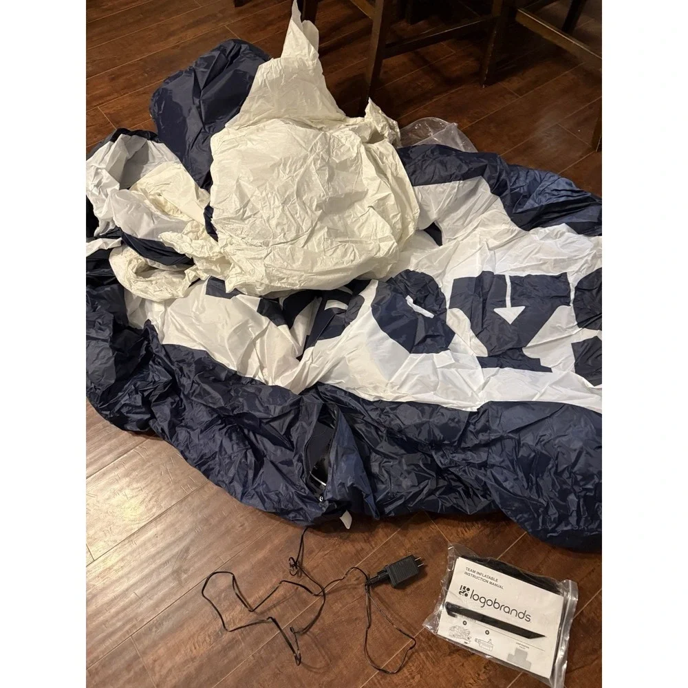 NFL Dallas Cowboys Inflatable 7ft. X 10ft. Oversized Football Decor NEW LightsUp